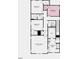 Second floor plan showing owner's suite, three bedrooms, and laundry room at 1061 Hardin Hill Ln, Knightdale, NC 27545