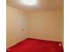 Bedroom with red carpet and closet at 1098 Blackstone Dr, Creedmoor, NC 27522