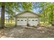 Detached two-car garage offering ample parking and storage space at 1139 Princeton Kenly Rd, Kenly, NC 27542