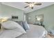 Calm bedroom featuring soft colors, comfortable pillows, and a relaxing atmosphere at 115 E Seve Ct, Morrisville, NC 27560
