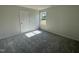 The bedroom in this home has plush carpeting and a closet at 140 Oakfield Trace Dr, Four Oaks, NC 27524