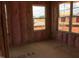 Framed room with visible insulation and windows, showing the future bedroom layout at 1413 Malcus Ct # 61, Fuquay Varina, NC 27526