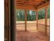 Unfinished screened porch, offering a glimpse of the outdoor space and potential for relaxation at 1413 Malcus Ct # 61, Fuquay Varina, NC 27526