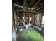 Interior view reveals the home's stud frame construction and cinder block supports at 1521 Lewis St, Rocky Mount, NC 27804