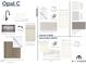 Interior design selections featuring kitchen cabinets, countertops, tile, paint colors, flooring, and bath accessories at 2420 Picual Way # 38, New Hill, NC 27562