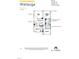 Layout of the second floor showing bonus room, bedrooms, bathroom and laundry room with dimensions at 2420 Picual Way # 38, New Hill, NC 27562