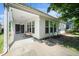 Covered patio with chairs and a view of the backyard at 3661 Manifest Pl, Cary, NC 27519