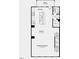 Layout of the second floor with kitchen, dining area, gathering room, deck and half bath at 430 Rowe Way, Knightdale, NC 27545