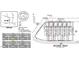 Detailed site plan showing lot layout, dimensions, impervious areas, and setbacks at 430 Rowe Way, Knightdale, NC 27545
