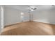 Bright bedroom with ceiling fan and an entry into an adjoining closet at 6008 Chittim Ct, Raleigh, NC 27616