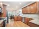Well-equipped kitchen with granite countertops, stainless steel appliances, and ample cabinetry at 7336 Capulin Crest Dr, Apex, NC 27539