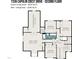 Second floor layout with bedrooms, bathrooms, a Gathering room, and walk-in closets for storage at 7336 Capulin Crest Dr, Apex, NC 27539