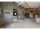 Interior with concrete block walls featuring an open doorway at 1085 Old Us 421, Lillington, NC 27546
