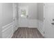 Clean entryway with new floors, fresh paint, and modern trim at 1116 Kingston Grove Drive Dr, Cary, NC 27519