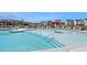 An inviting pool with lounge seating, providing a great space to relax and enjoy the neighborhood views at 121 Canyon Gap Way, Raleigh, NC 27610