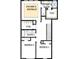 Second story floor plan featuring bedrooms, bathrooms, utility room, and owner's retreat at 121 Restful Point, Fuquay Varina, NC 27526