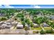 Scenic aerial view of the property and the surrounding neighborhood at 125 W Pine St, Pine Level, NC 27568