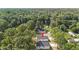 An aerial view showing the property's location and surrounding landscape at 2305 Pinecroft Dv, Burlington, NC 27217