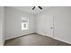 A bright bedroom featuring a ceiling fan and a window at 2305 Pinecroft Dv, Burlington, NC 27217