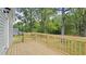 View of the new deck and backyard area at 2305 Pinecroft Dv, Burlington, NC 27217
