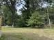 Spacious backyard filled with lush greenery and mature trees offering lots of shade at 2309 Pinecroft Dr, Burlington, NC 27217