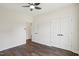 Bright bedroom with closet and door leading to a second room at 2309 Pinecroft Dr, Burlington, NC 27217