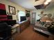 This bedroom offers plenty of space, natural light, and room for studying or hobbies at 2433 Zacks Mill Rd, Angier, NC 27501