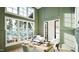 Bright home office with large windows, a work desk, and views of the surrounding neighborhood at 249 Mollie Meadow Dr, Zebulon, NC 27597