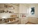 Well-organized pantry with ample shelving and cabinet space, offering plenty of storage at 249 Mollie Meadow Dr, Zebulon, NC 27597