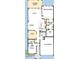 Detailed floor plan showcasing the layout, including a study, kitchen, dining, and Gathering area at 287 Aspen Ave, Pittsboro, NC 27312