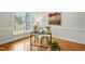 Cozy home office with ample natural light, hardwood floors, and serene workspace at 3020 Woods Walk Way, Rocky Mount, NC 27804