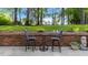 Backyard featuring a seating area with bar stools at 3070 Cameron Dr, Henderson, NC 27536