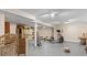 Spacious basement area with fitness equipment and ample room for activities at 3070 Cameron Dr, Henderson, NC 27536