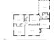 Floor plan of the house with measurements of each room at 405 Foster Ln, Burlington, NC 27215