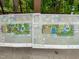 Concept drawing of the park including the proposed layout of various recreational amenities and landscaping at 415 1St St, Apex, NC 27502