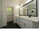 Beautiful bathroom with a double sink vanity and walk-in shower at 690 Oaks Lane Rd, Timberlake, NC 27583