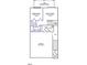 Layout showing a ground floor featuring garage, bedroom, bath, and bonus room with deck above at 944 Westerland Way # 140, Durham, NC 27703