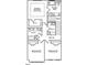 Upstairs layout featuring primary bedroom, primary bath, laundry, and two additional bedrooms with bath at 944 Westerland Way # 140, Durham, NC 27703