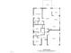 Detailed floor plan showcasing the layout of the home, including room dimensions at 1051 Upland Reach, Sanford, NC 27332