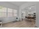 Bright sun room that leads to the dining room and kitchen at 1051 Upland Reach, Sanford, NC 27332
