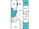 Detailed floor plan showing the layout of the house, including room dimensions and features at 1104 Briar Gate Dr, Holly Springs, NC 27540