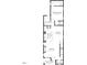 Detailed floor plan showcasing layout of kitchen, living spaces, primary suite, and front porch at 111 Weavers Grv Dr, Chapel Hill, NC 27514