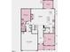 Floor plan featuring five bedrooms, two car garage, kitchen, and study at 113 Seagraves Creek Ln, Holly Springs, NC 27540