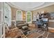 Office space with hardwood floors, neutral walls, and natural light at 1149 The Preserve Trl, Chapel Hill, NC 27517