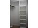 This closet is equipped with shelving and a clothes rod at 126 Kipling Dr, Oxford, NC 27565