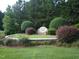 Well-landscaped entrance to Oxford Park neighborhood features a brick sign and vibrant flowerbeds at 126 Kipling Dr, Oxford, NC 27565