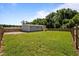 The property has a fenced-in backyard at 130 Ruby Trl, Roxboro, NC 27574