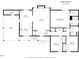 Detailed floorplan showcasing the layout of the home, including bedrooms, kitchen, living spaces, and dimensions at 1308 Broken Branch Ct, Raleigh, NC 27610
