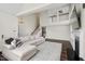 Bright living room with a fireplace, plush seating, and vaulted ceilings at 1406 Pebble Creek Xing, Durham, NC 27713
