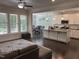 Open-concept living room, kitchen, and dining area at 146 Verona Villa Dr, Burlington, NC 27215